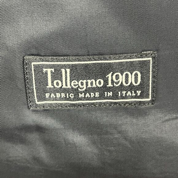 J Crew Ludlow Mens 42L Gray Cross Weave Sport Coat Italian Wool Tollegno - Picture 8 of 8